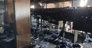 السيطرة على حريق داخل محل بلاى ستيشن فى الهرم