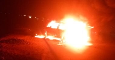 الشرطة تكثف جهودها لضبط مشعل النيران فى سيارة مجلس مدينة إدفو أثناء حملة إزالة