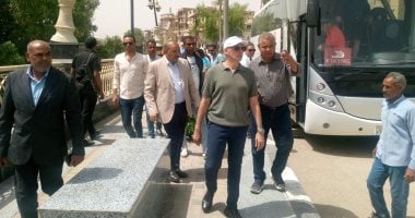 محافظ أسوان يتفقد المسار السياحى بمدينة إدفو ويوجه بوضع مخطط مستقبلى