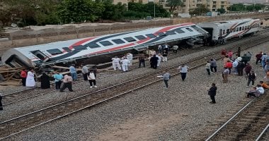 ننشر أسماء المصابين الثلاثة فى حادث قطار أسوان.. فيديو