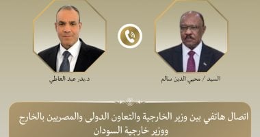 وزير الخارجية يبحث هاتفياً مع نظيره السوداني تطورات الأزمة في السودان
