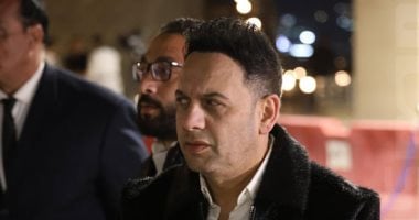 مصطفي قمر وحمادة هلال وحميد الشاعري وأحمد فهمى في عزاء هانى شاكر