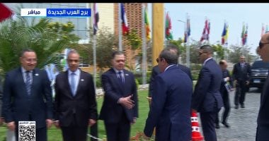 الرئيس السيسى يصل إلى المقر الجديد لجامعة سنجور ويشهد افتتاحه بعد قليل