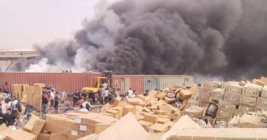 ارتفاع عدد المصابين بحريق مخزن بطاريات وكاوتش بقليوب إلى 9 إصابات