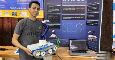 صغار بعقول مبدعين.. أنطونيوس ابن القليوبية يحصد المركز الأول فى أولمبياد الذكاء الاصطناعى بمشروع ATMOS.. حارس بيئى ذكى مصمم للجيل المقبل من المدن الذكية.. ويقلل من الاعتماد على مركبات النظافة الثقيلة.. صور