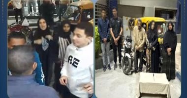 خناقة الستات والتوكتوك.. فيديو صادم يوثق علقة سخنة لشاب