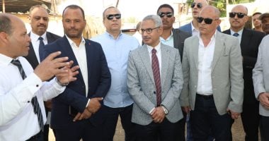 محافظ بني سويف يتفقد المحطة الإقليمية للبحوث الزراعية بسدس
