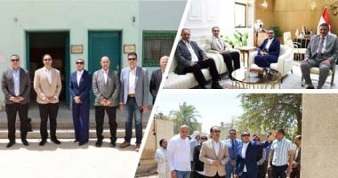 قطار المشروعات التنموية يصل محافظة الوادي الجديد.. حنان مجدى وعمرو عثمان يبحثان إنشاء مركز متكامل لعلاج المرضى مجانا.. وتدريب الكوادر التطوعية للمشاركة في تنفيذ برامج الوقاية وحماية الشباب من تعاطى المخدرات