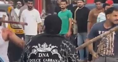 تفاصيل مشاجرة لخلاف على دفع قيمة ركن دراجة نارية في الحوامدية.. صور