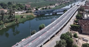 كوبري أبوشوشة العلوي بأبوتشت يفتح طريق التنمية ويربط القرى بخدماتها.. صور