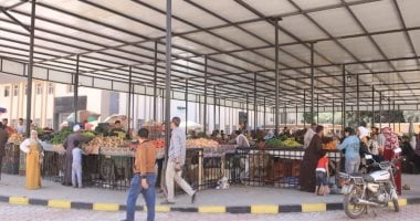 برنامج التنمية المحلية بصعيد مصر يقضي على الأسواق العشوائية .. صور