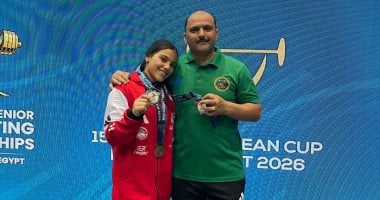ميرنا طنطاوي تحصد 3 ميداليات في بطولة إفريقيا لرفع الأثقال للكبار