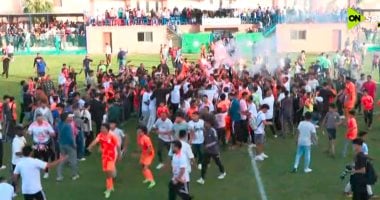 أبو قير للأسمدة يهزم راية برباعية ويصعد للدورى الممتاز لأول مرة فى تاريخه