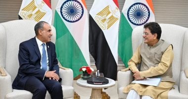 وزير الخارجية يلتقى وزير التجارة والصناعة الهندى على هامش اجتماع البريكس