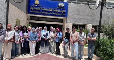 برنامج بكالوريوس الوراثة والمناعة بـ علوم جامعة العاصمة يزور معهد بحوث التناسليات