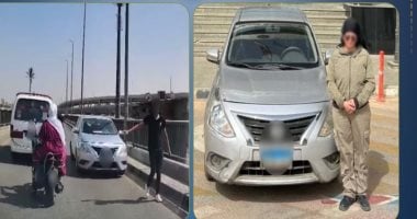 كارثة على طريق أكتوبر.. الأمن يضبط سيدة قادت سيارتها عكس الاتجاه