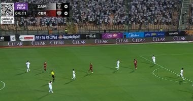 رجب نبيل يحرم الزمالك من هدف مبكر أمام سيراميكا في الدقيقة الخامسة