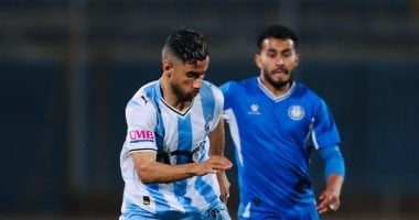 ناصر ماهر يضيف الهدف الثانى لبيراميدز فى مرمى سموحة (2 – 1)