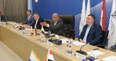 وزير الكهرباء يشهد مراسم استقبال وعاء ضغط المفاعل للوحدة النووية الثانية