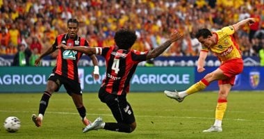 لانس يتفوق على نيس 2 – 1 فى الشوط الأول بنهائى كأس فرنسا