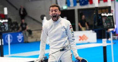 وزير الشباب والرياضة يهنئ محمد السيد بعد التتويج بذهبية كأس العالم لسيف المبارزة