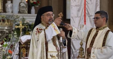 بطريرك الأقباط الكاثوليك يترأس قداس عيد القديسة ريتا ببولاق أبوالعلا