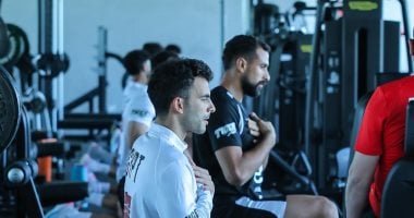 المنتخب الوطنى يخوض تدريباً فى “الجيم” استعداداً لودية روسيا.. صور