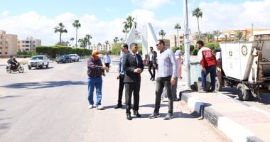 نائب محافظ الدقهلية يتفقد استعدادات مدينة جمصة لاستقبال عيد الأضحى