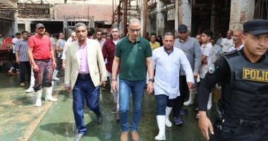 محافظ الجيزة يتفقد مجزرى المنيب والوراق قبل بدء استقبال الأضاحى.. صور