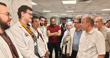 عميد طب قصر العيني يطمئن على المرضى وانتظام الخدمة الطبية بأول أيام عيد الأضحى