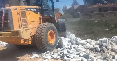 حملات مكثفة لإزالة مخالفات البناء والتعديات على الأراضي الزراعية بأحياء الإسكندرية