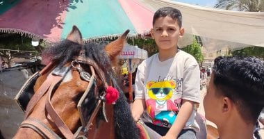 توافد كثيف للمواطنين على الحدائق والمتنزهات فى ثالث أيام العيد بدسوق.. صور