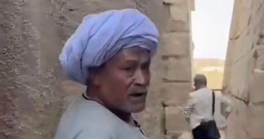 وفاة حارس معبد الكرنك مبارك عبد الباسط بعد أيام من واقعة إكرامية سائح.. اعرف القصة