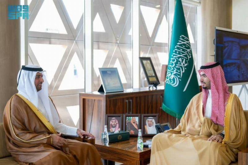 محافظ الدرعية يستقبل السفير القطري