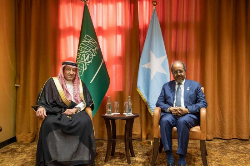 رئيس الصومال يلتقي نائب وزير الخارجية ويستعرضان علاقات التعاون بين البلدين الشقيقين
