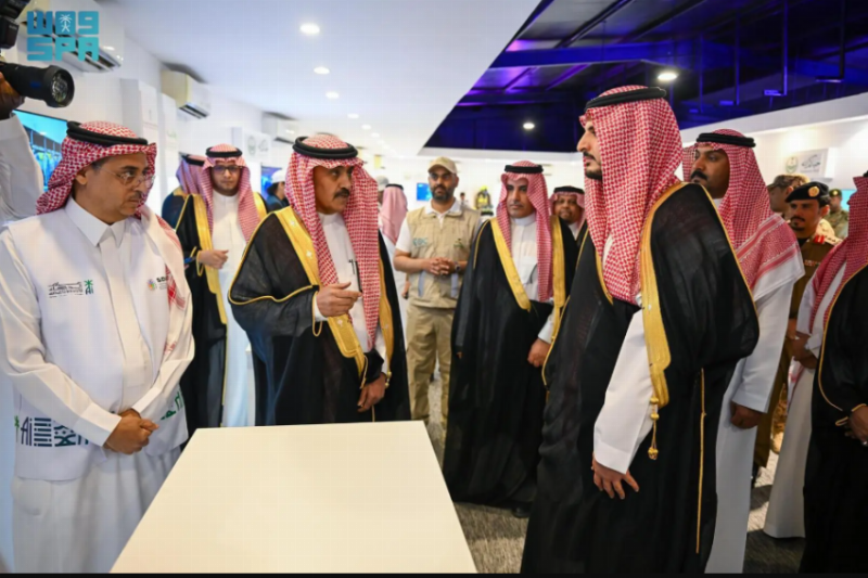 محافظ الطائف يطّلع على جهود “سدايا” التقنية لخدمة ضيوف الرحمن بمعرض البهيتة الأمني
