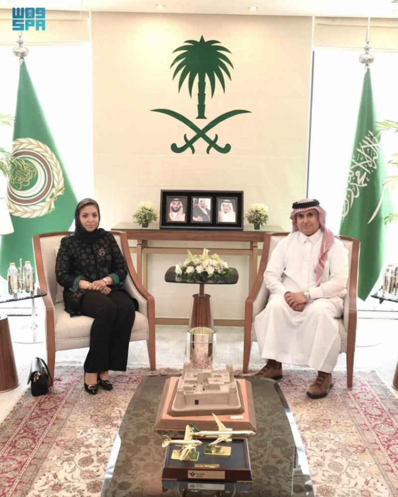 مندوب المملكة الدائم لدى جامعة الدول العربية يلتقي المديرة التنفيذية لمنظمة تنمية المرأة