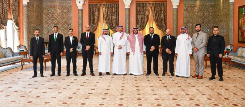 سفير خادم الحرمين لدى المملكة المغربية يستقبل أعضاء فريق مبادرة “طريق مكة” بمنفذ الرباط