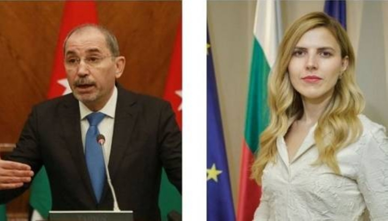 وزير الخارجية الأردني ونظيرته البلغارية يبحثان القضايا المشتركة