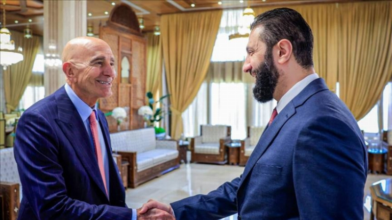“الشرع” و”باراك” يبحثان مستجدات الأوضاع في سوريا والمنطقة