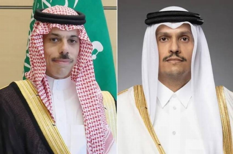 وزير الخارجية ونظيره القطري يبحثان مستجدات الأوضاع في المنطقة