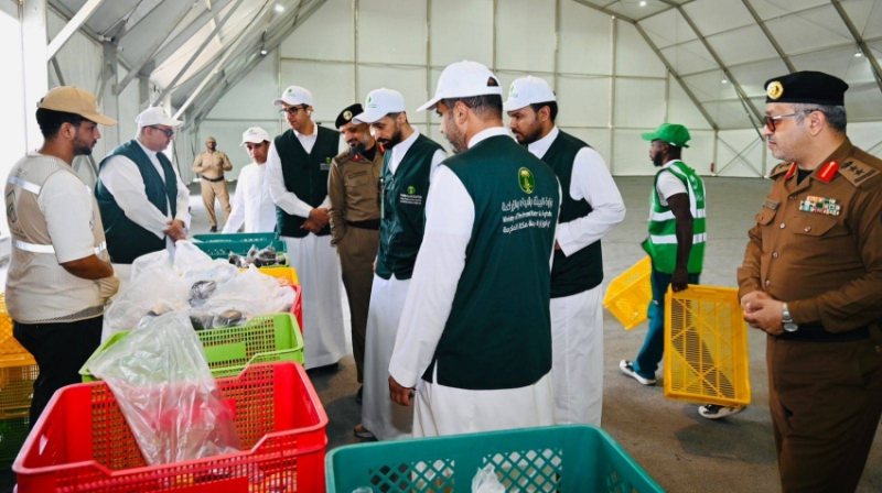 بيئة مكة تتفقد نقاط إيواء مخالفي أنظمة الحج