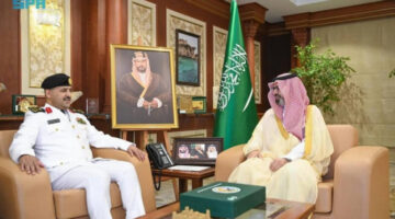 أمير جازان يطلع على التقرير السنوي لحرس الحدود بالمنطقة