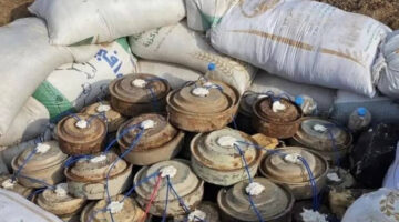 “مسام” ينزع (2285) لغمًا من مختلف الأراضي اليمنية خلال أسبوع