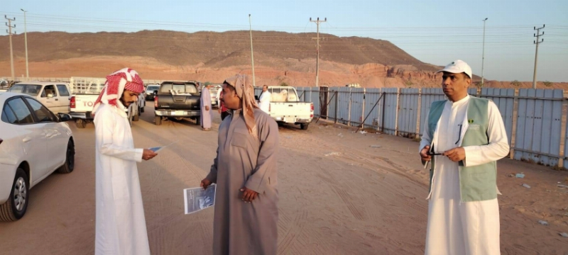 جولة توعوية لبيئة خليص لتعزيز سلامة الأضاحي