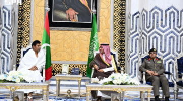 نائب رئيس جمهورية المالديف يصل إلى جدة