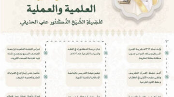 “الشؤون الدينية” تبرز المحطات العلمية والعملية لخطيب يوم عرفة الشيخ علي الحذيفي