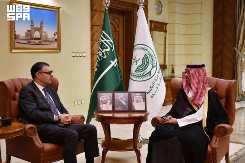 محافظ جدة يستقبل سفير جورجيا لدى المملكة