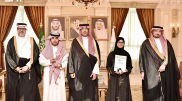 محافظ جدة يستقبل طلبة جامعة الملك عبدالعزيز الفائزين في معرض جنيف الدولي للاختراعات