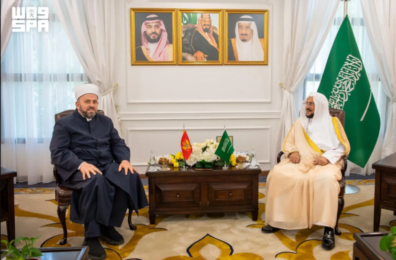 آل الشيخ وفيزيتش يبحثان احتياجات المسلمين في الجبل الأسود وتعزيز العمل الإسلامي المشترك